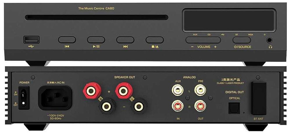 Wzmacniacz stereo z CD - Shanling CA80 Czarny OUTLET