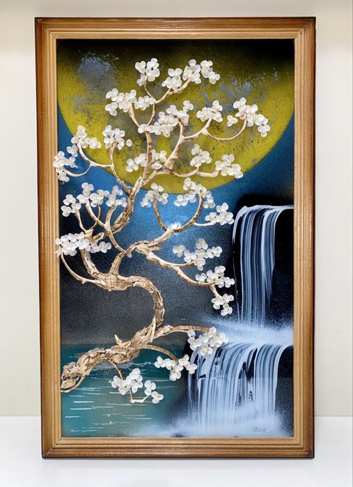 Картина ручної роботи "Квітуча сакура"