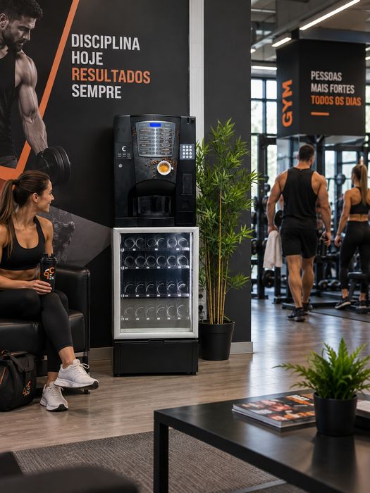 Máquina Vending NECTA Renovada | Café + Snacks | Garantia