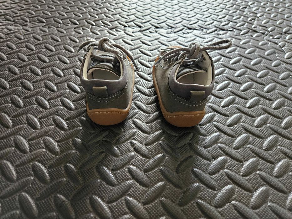 Botas em pele para bebé, tamanho 18, Vertbaudet