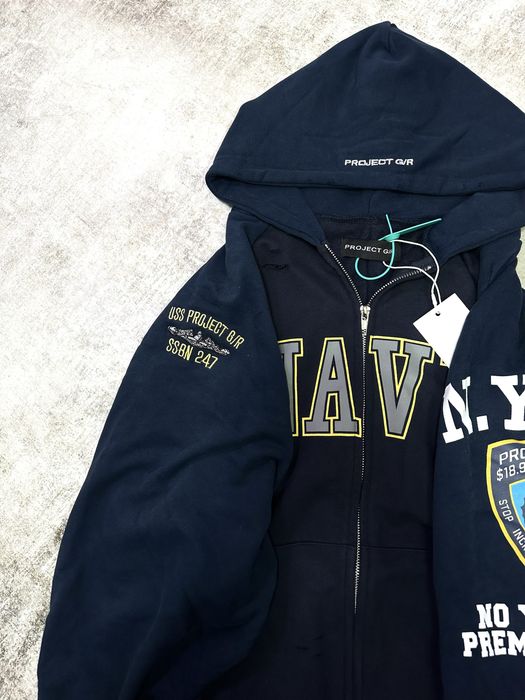 Худі кофта hoodie Grailz Project G/R NAVY opium archive balenciaga erd