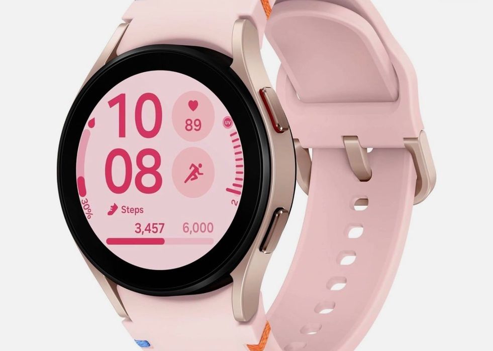 NEW Samsung - Galaxy Watch FE Smartwatch 40mm Rosa dourado CGarantia