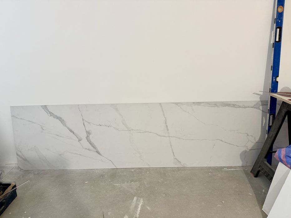 Paradyż calacatta mat gres płytka wielkoformatowa 280 x 67 marmurek