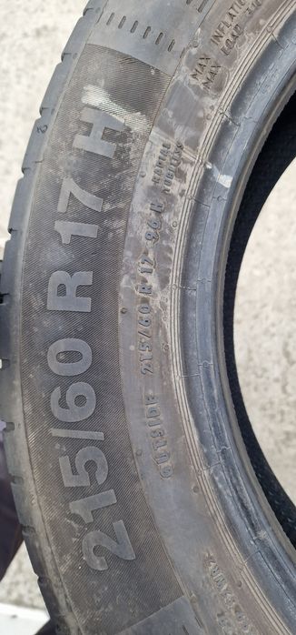 Літо 215/60/R17 4шт 7.6 мм Continental Ecocontact Колеса Шини Склад