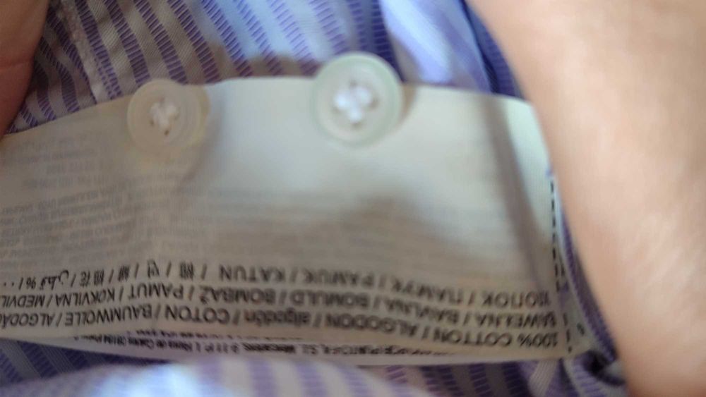 Camisa Lilás Homem Mango | Tamanho XS | Slim Fit [Nova]