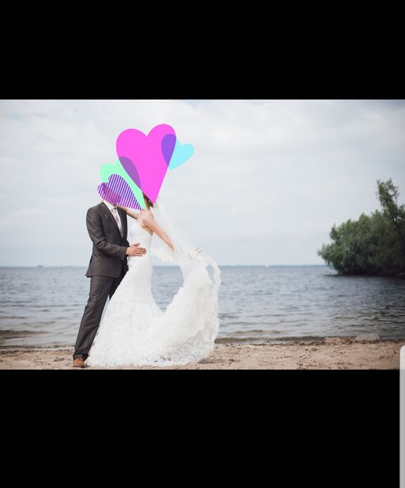 Шикарное свадебное платье