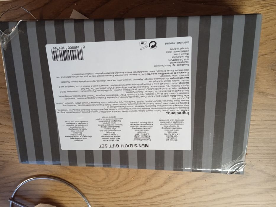 Nowy zestaw dla mężczyzn