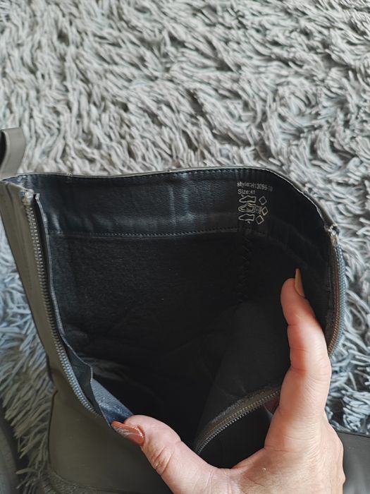 Solidne buty za kostkę Jenny Fairy khaki rozm. 41