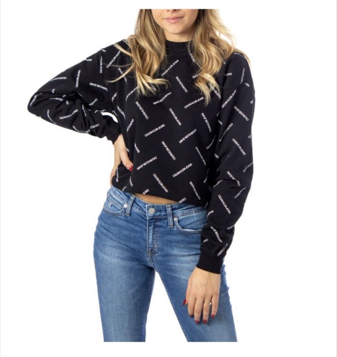 Свитшот худи укороченный Calvin Klein Jeans М-L