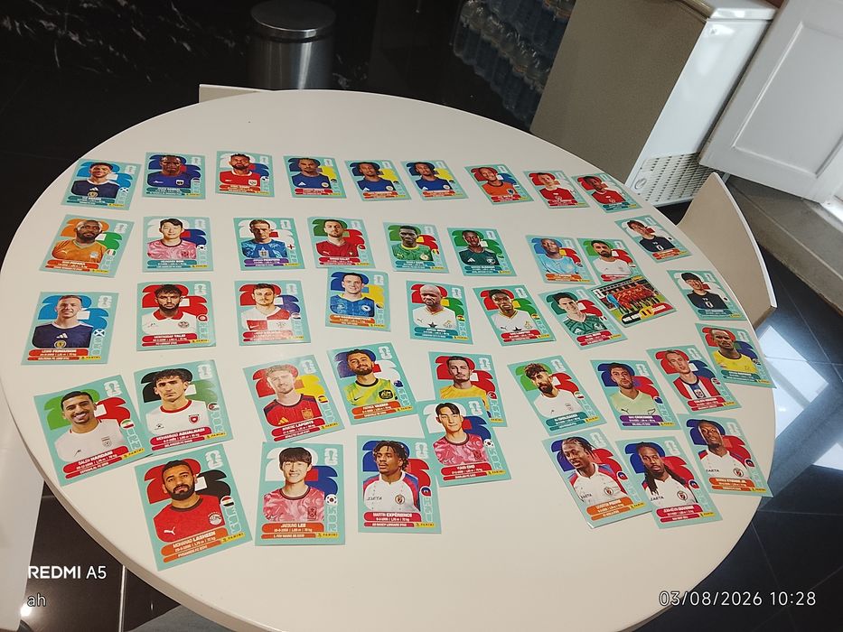 Cromos do mundial 2026