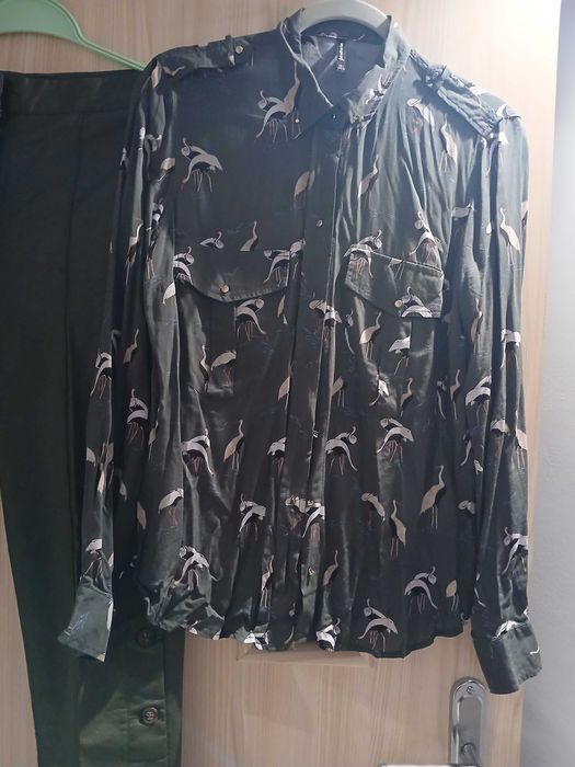 komplet bluzka i spodnie L