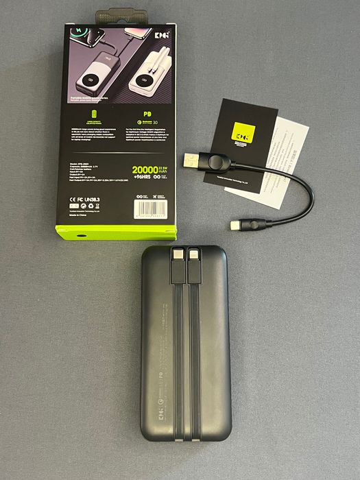 павербанк 20000mAh 22.5W, Power Bank King Power, повербанк, зовнішній акумулятор