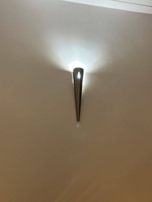 Candeeiro parede inox