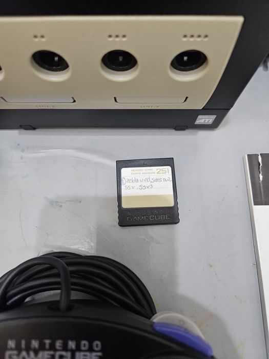 Nintendo Game Cube preta completa