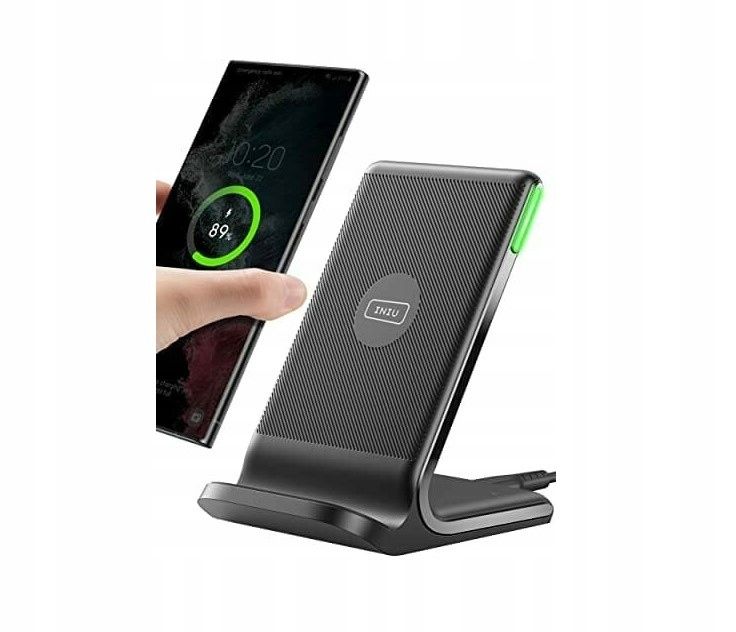iniu wi-211 ładowarka bezprzewodowa indukcyjna usb-c czarna 15w