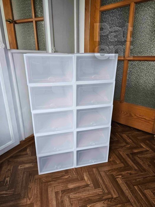 Pudełka 20 sztuk modułowe organizery białe do przechowywania zestaw