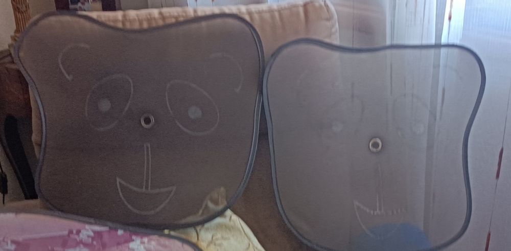 Palas para so,l auto, vidros laterais trás