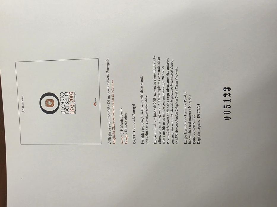 Livro - Elogio do selo