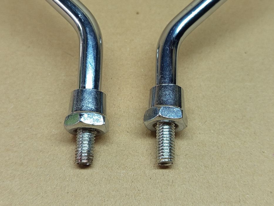 Дзеркала мото (пара) "ОВАЛ ХРОМ" M8  М10 R+R