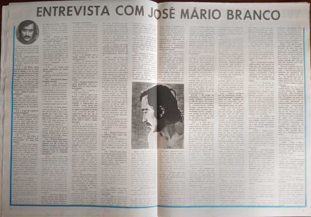 José Afonso	- - -		Musicalíssimo - nr. 91	- - - - -	Jornal
