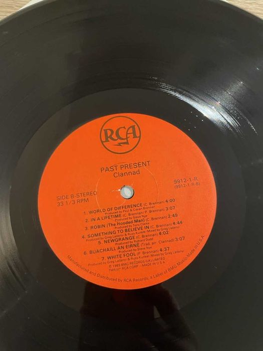 Clannad Pastpresent USA EX+ LP