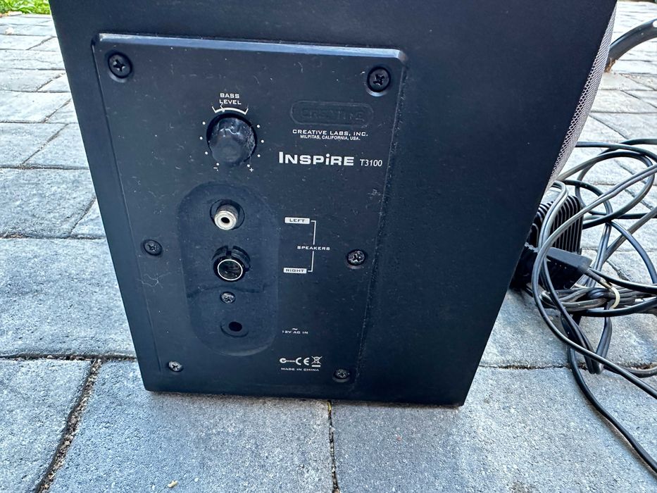 Subwoofer Creative Inspire T3100 + Zasilacz 12V AC Część Zamienna