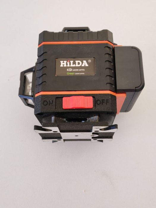 ПОВНИЙ комплект Hilda 4D 16 ліній ЗЕЛЕНИЙ Лазерний рівень нівелір 4D
