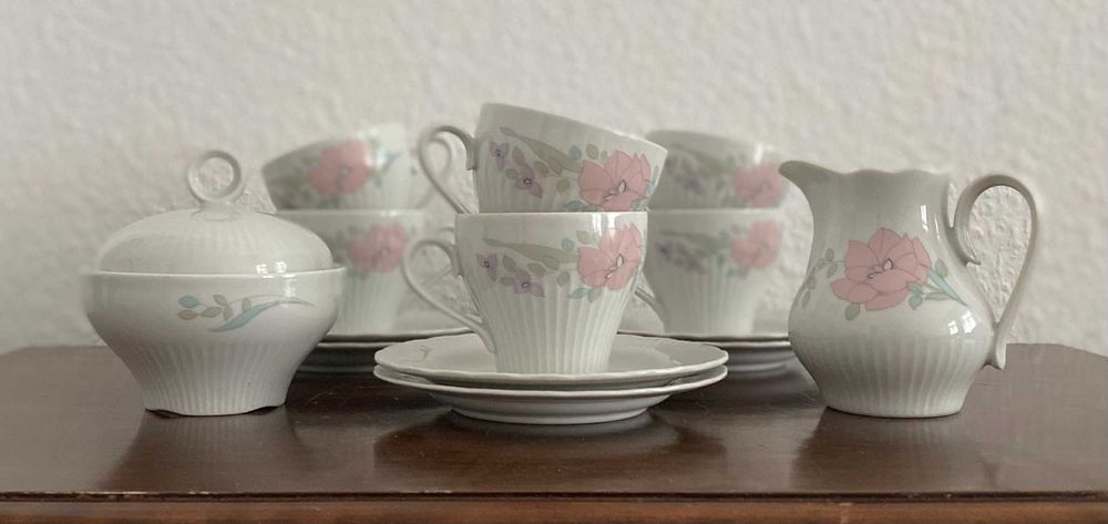 Фарфоровый кофейный сервиз на 6 персон JLMENAU Германия