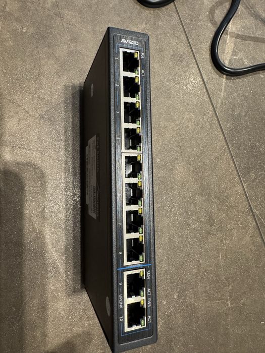 Switch PoE 10xRJ45 Gb/s 8xPoE + 2xUpLink 96W AVIZIO AV-SU8GP2G