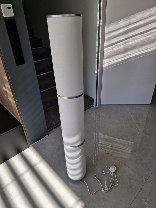 IKEA VIDJA Lampa podłogowa, biały, 138 cm