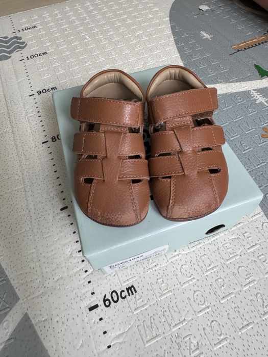 Barefoot Bundgaard 19/20 розмір 12,3 см шкіряне перше взуття на 1 рік