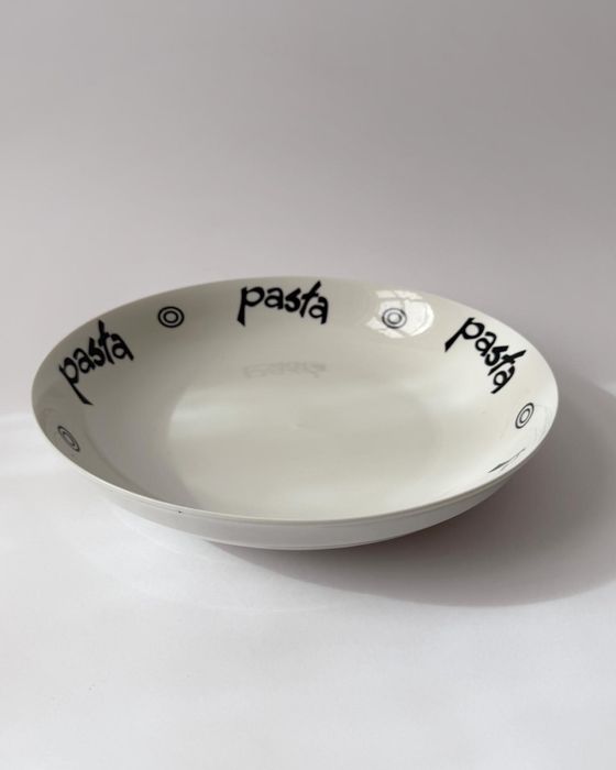 ceramiczna misa do makaronu z napisem „pasta"