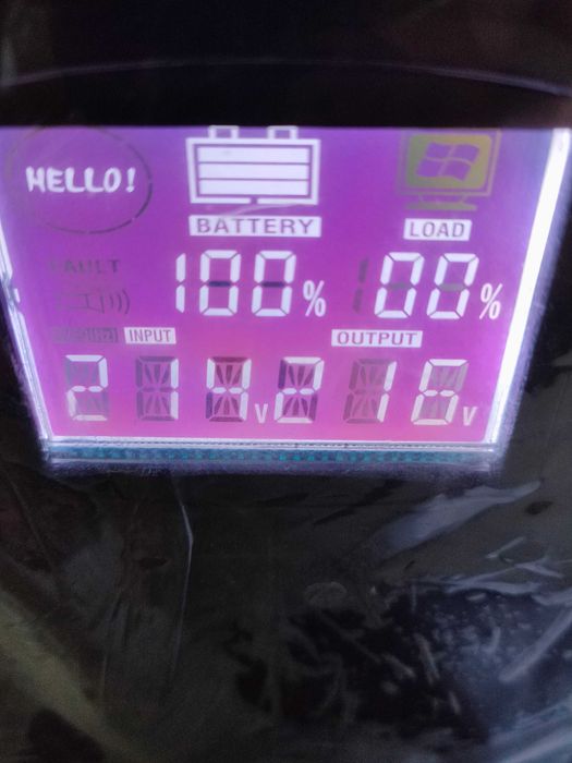 UPS ИБП Vinga LCD 1500VA metal case (VPC-1500PRM3)