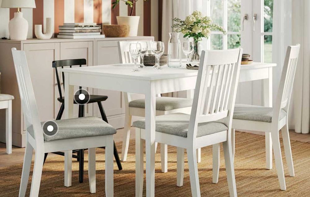 Mesa extensível, branco, 130/190x80 cm · Como novo