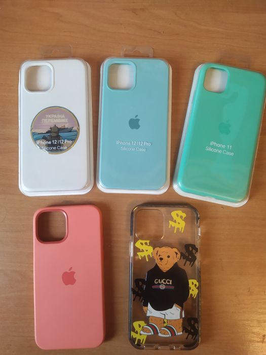Чехол на iPhone 11, 12/ 12 Pro Silicone case.
