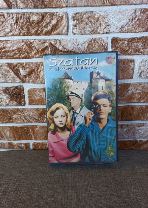 Kasety vhs wideo video.  Szatan z 7 klasy VHS.  Bdb stan.