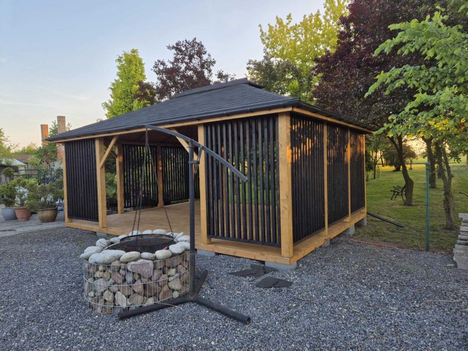• • • • Altana ogrodowa • • • • NOEMI II 3x4 m producent DREWNOTRIK