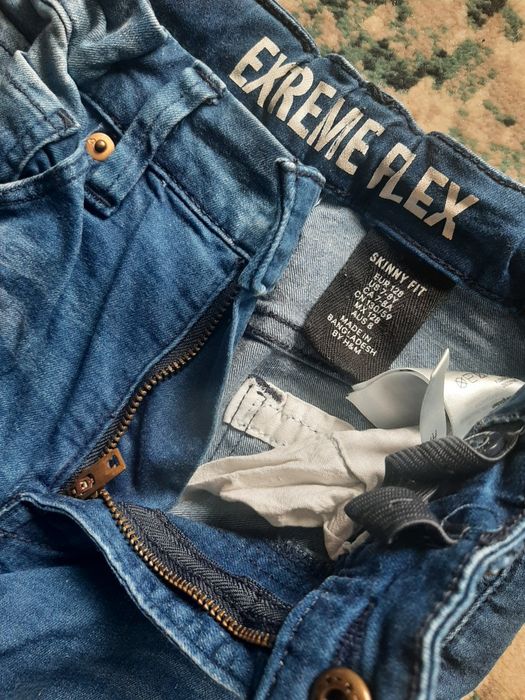 Jeansy rurki h&m r.128