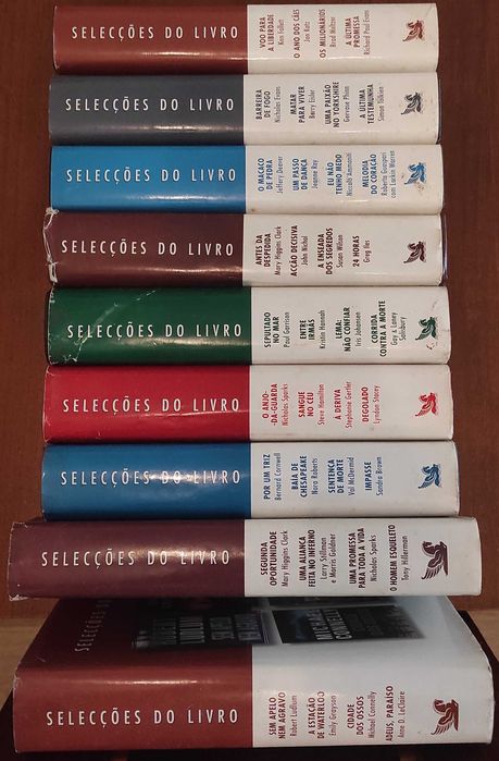 Livros diversos de Literatura Nacional e Internacional.