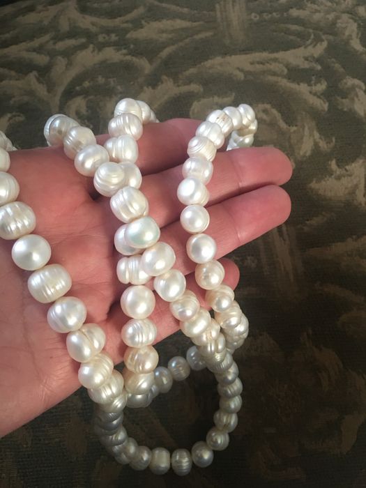 Ожерелье из натурального жемчуга