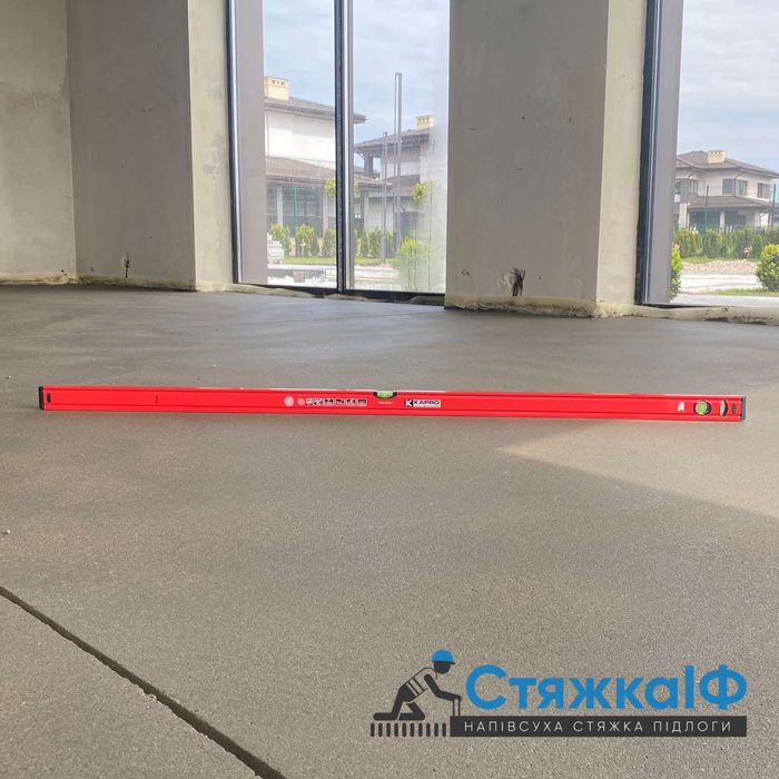 Стяжка підлоги, напівсуха стяжка