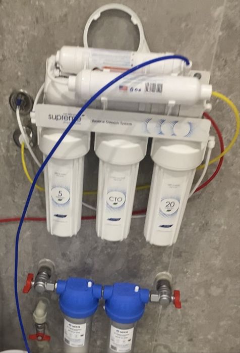 Фільтр для води Осмос 6-ти ступеневої очистки МОНТАЖ ДОСТАВКА