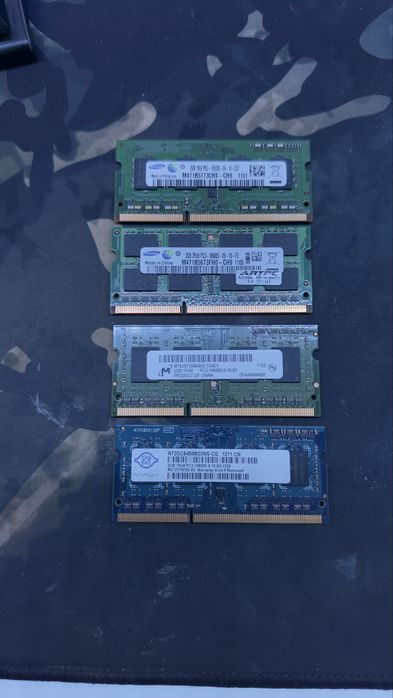 Pamięć RAM DDR3 do laptopa 4x2GB PC3-10600S