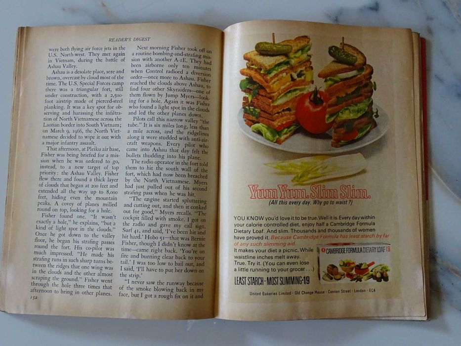 Reader's Digest 1967 r. reklamy