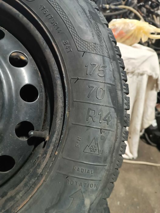 Шины 175/70 R14 Зима Две шины Kleber Резина 175/70 R14 6мм