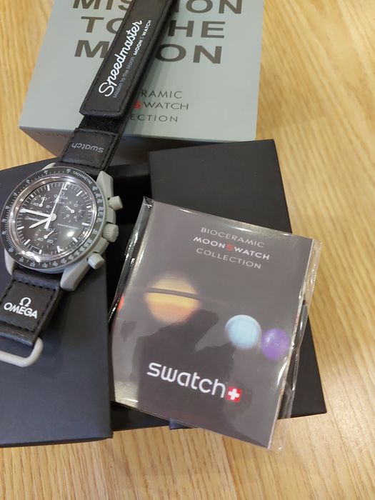 Swatch omega moon