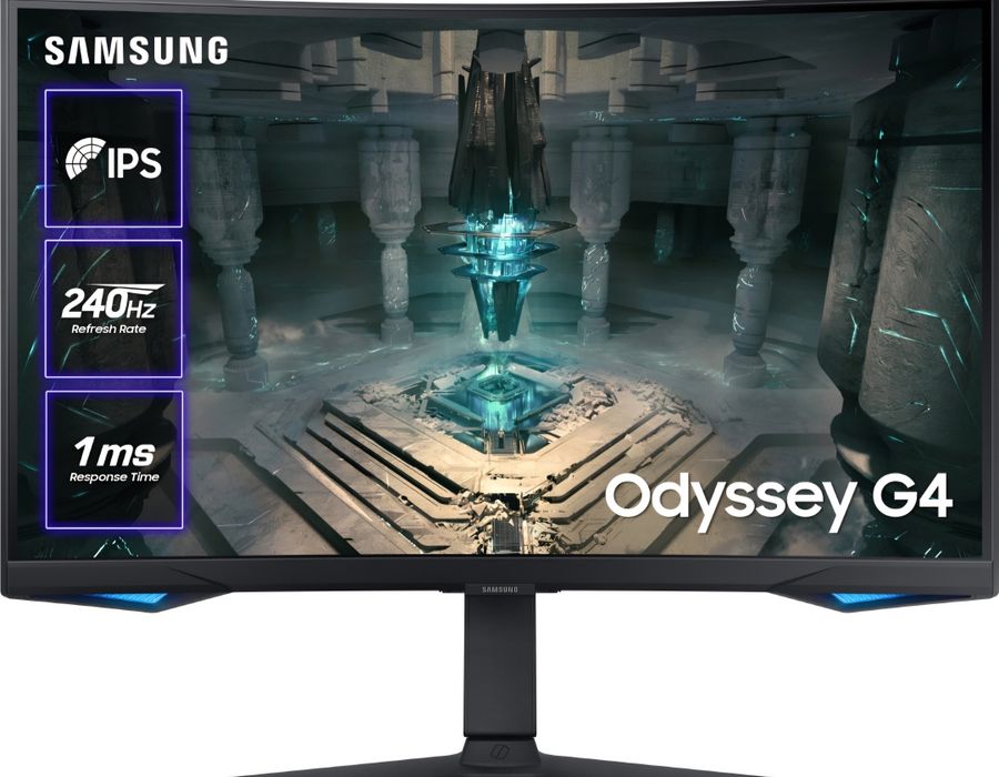 Монітор 27" Samsung Odyssey G4 S27BG400EI (LS27BG400EIXCI) -- FullHD / IPS / 240Hz / 1 мс (GTG) / HDR10 / AMD FreeSync