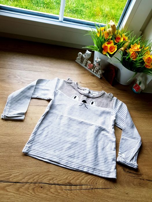 Śliczna bluzeczka newbie unisex roz 86.