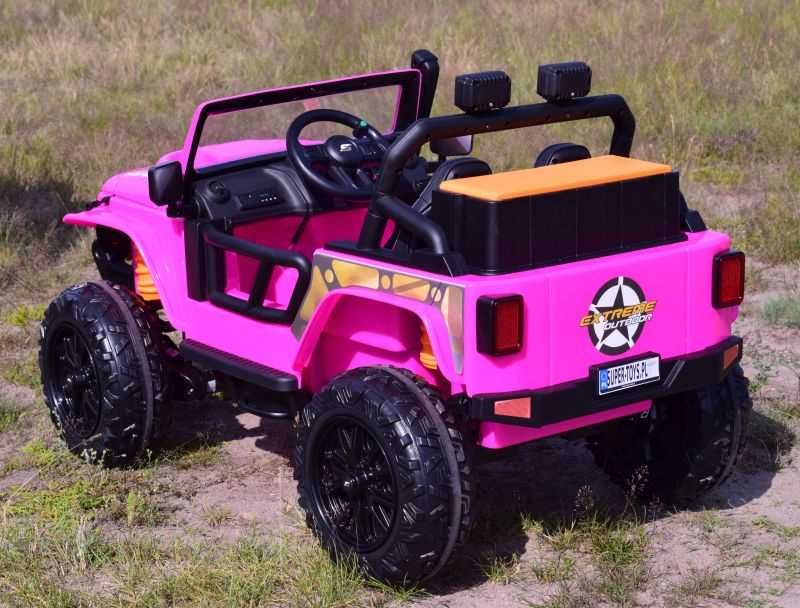 BAWIBUS.PL auto samochód na akumulator JEEP 4x4 do 100kg dziewczynki
