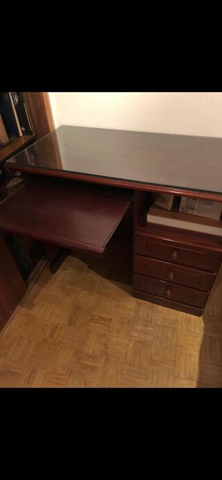 Secretária Computador- madeira maciça